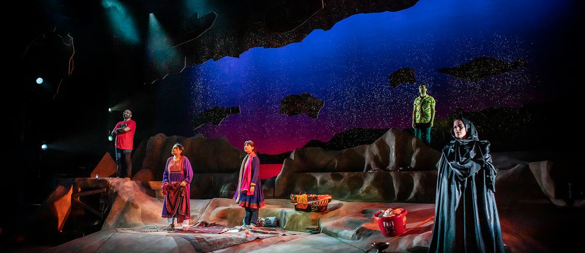 The A Thousand Splendid Suns company performing at Hackney Empire