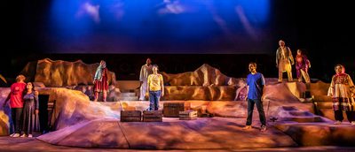 A Thousand Splendid Suns ensemble performing at Hackney Empire, May 2019