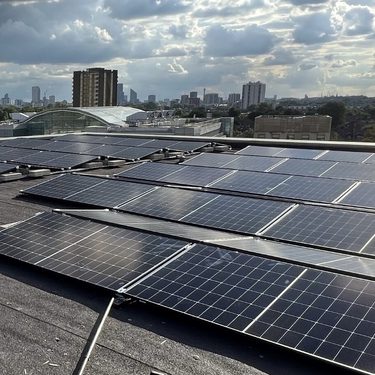 Solar Panels installed at Hackney Empire in partnership with Stokey Energy