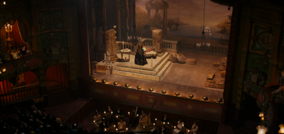 Soprano Alison Buchanan in Queen Charlotte: A Bridgerton Story at Hackney Empire