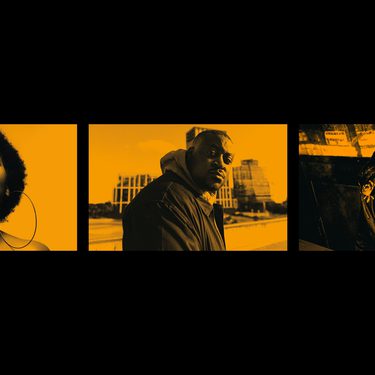 A collage of the three headliners involved in The Blessing. From left to right Terri Walker, AKS and Reek0